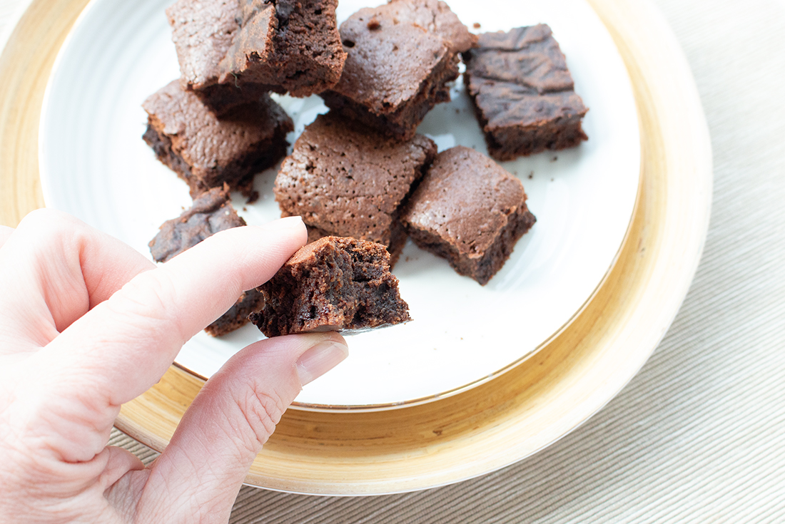 Saftige Double Chocolate Brownie Bites