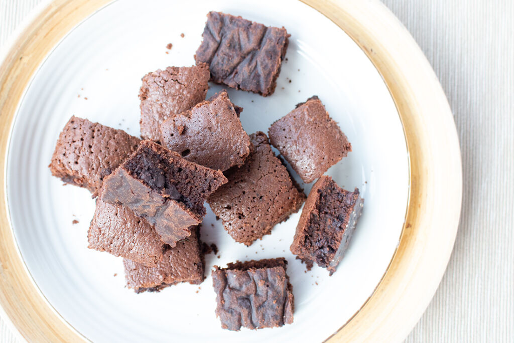 Saftige Double Chocolate Brownie Bites