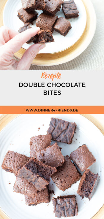 Rezept für saftige, schokoladige Brownie Bites