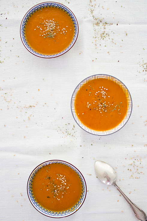 Karotten-Paprika-Suppe: perfekt für den Vorrat und vegan ist sie auch noch