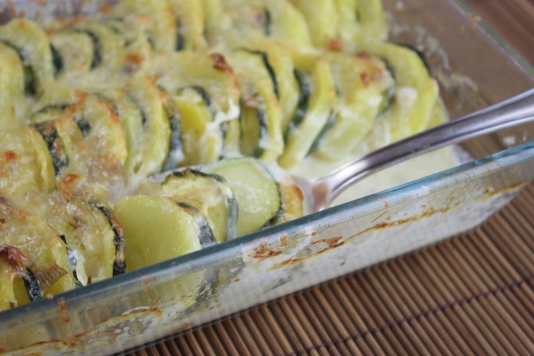 Kartoffelgratin mit Zucchini nach Johann Lafer – Dinner4Friends