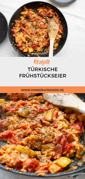 Frühstückseier mit Tomaten