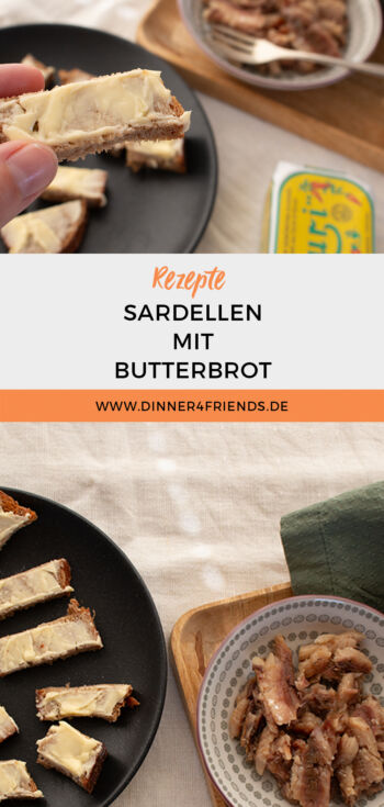 Sardellen mit Butterbrot